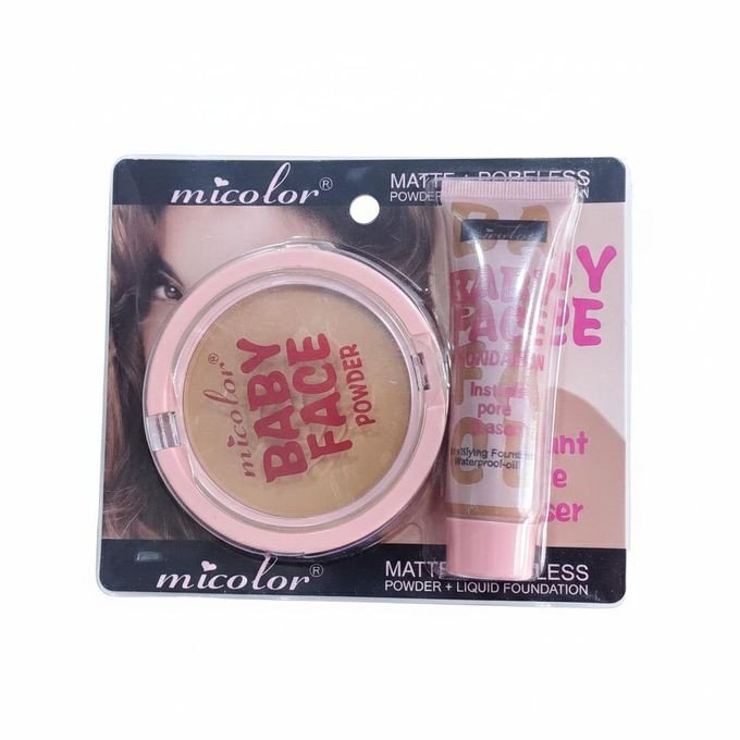 Micolor Baby Face Powder Matte +  Poreless - S3208
